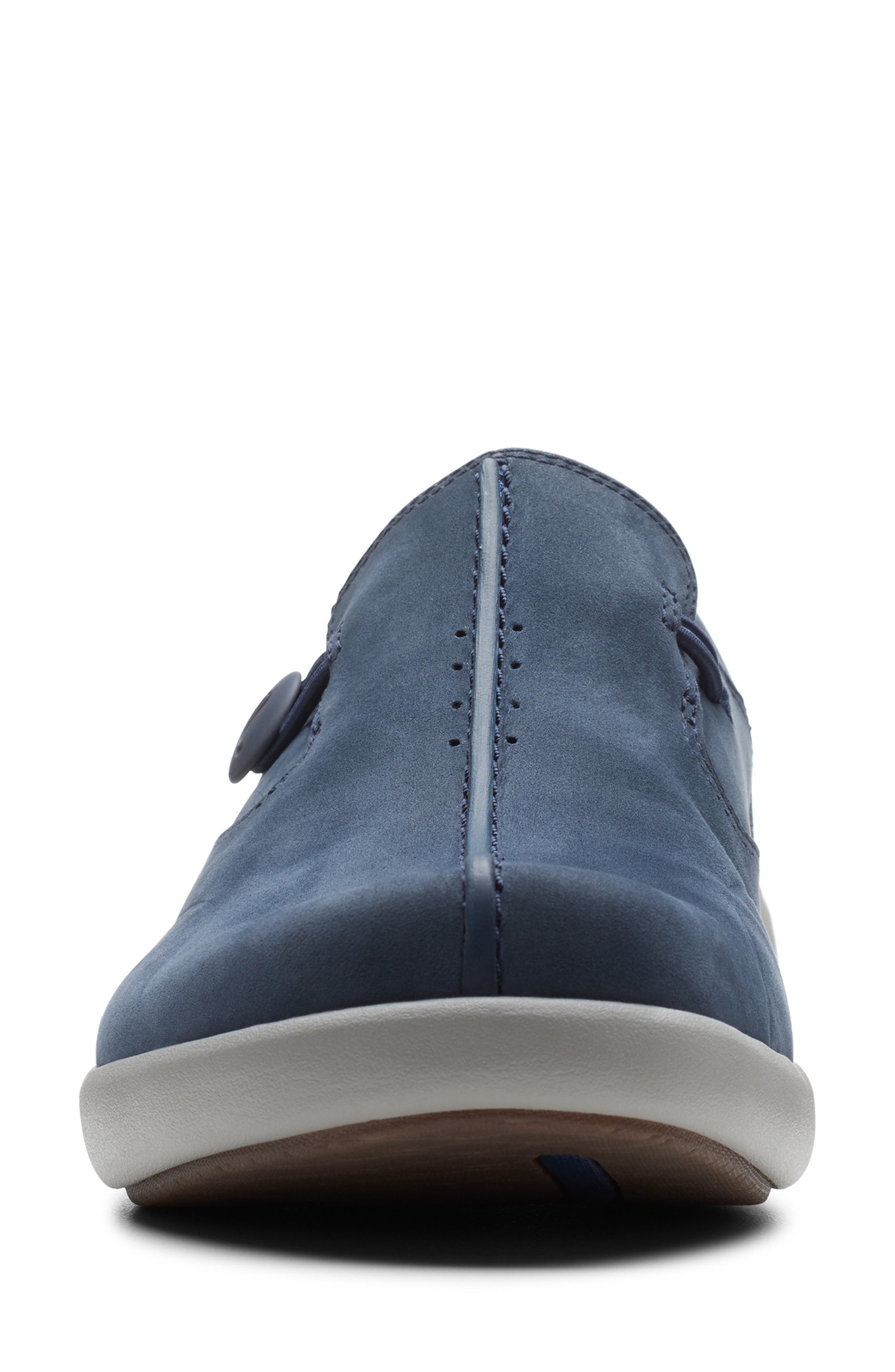 Un Loop 2 Walk Flat, Alternate, color, NAVY NUBUCK LEATHER