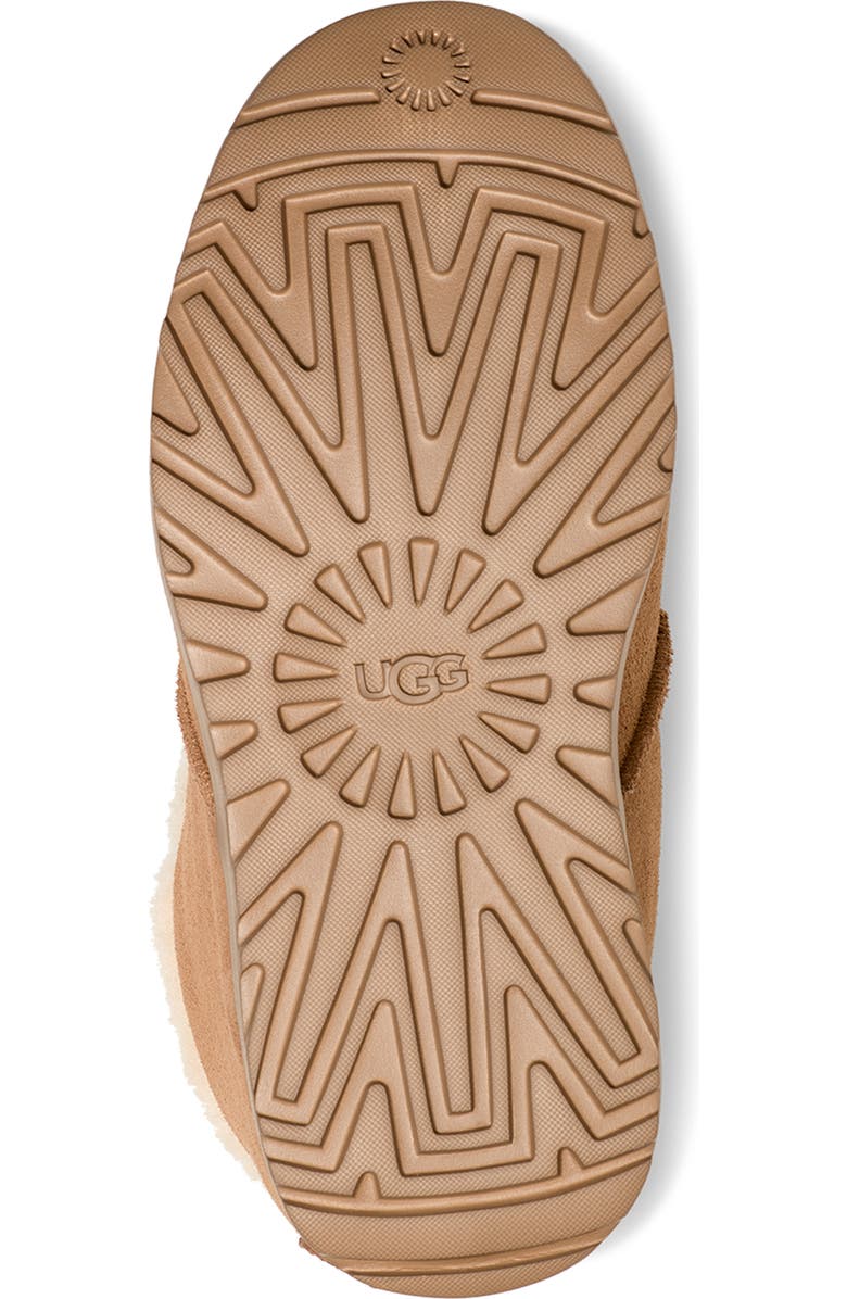 UGG<sup>®</sup> Pumped Faux Fur Trim Slipper Bootie, Alternate, color, Che