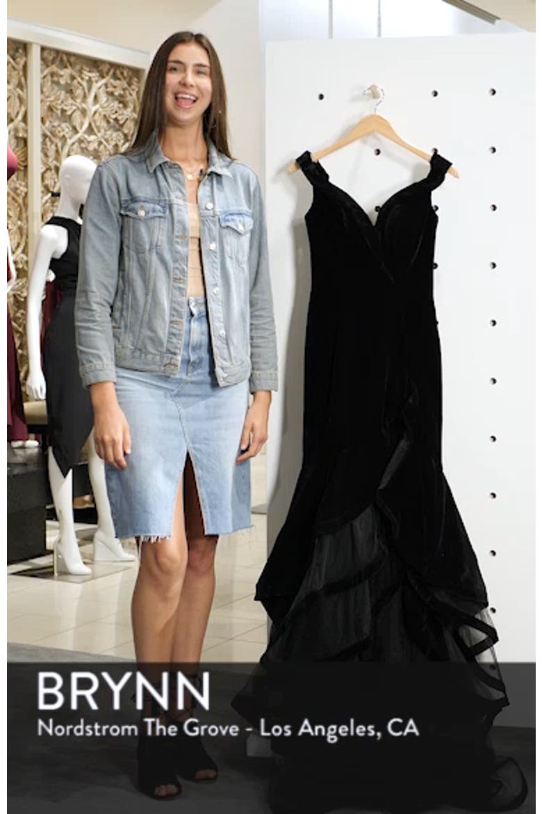 Off the Shoulder Tiered Ballgown video