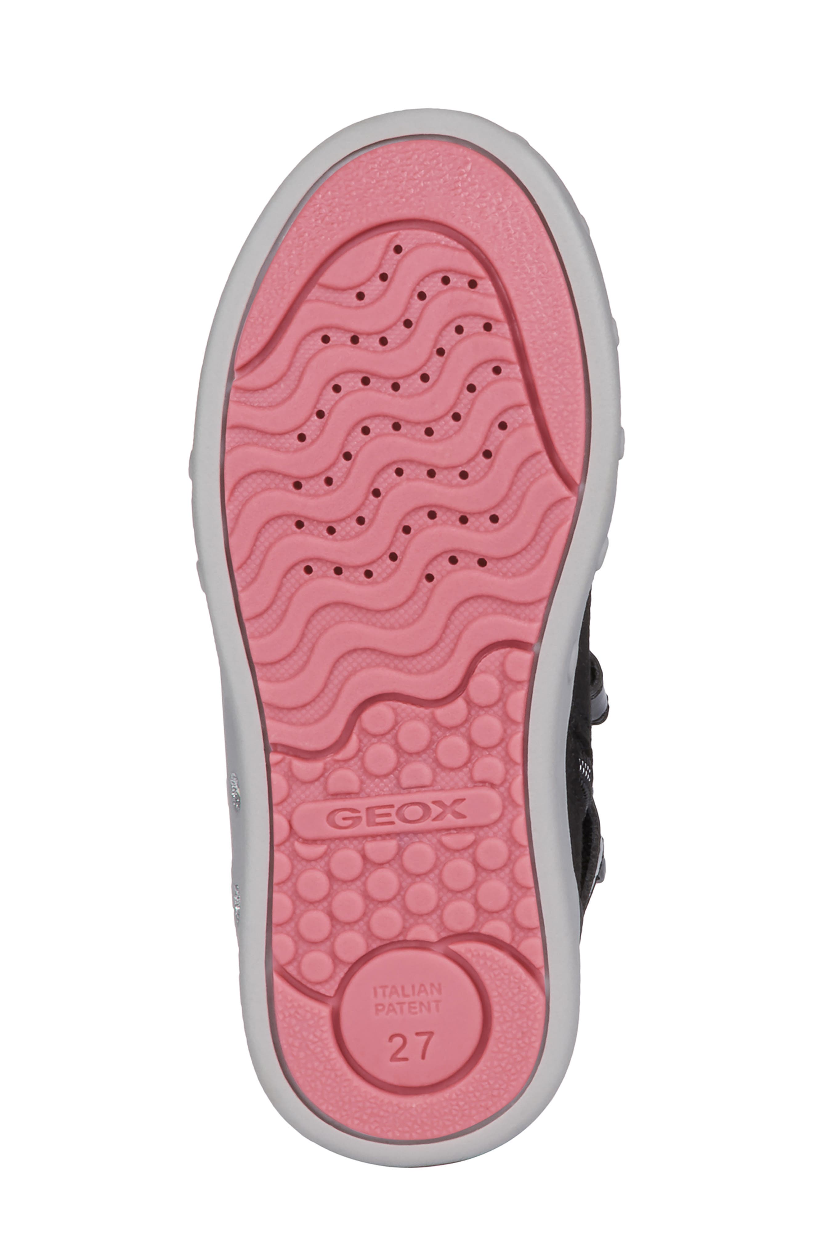 Geox Skylin Sequin Light-Up High Top Sneaker, Alternate, color, 