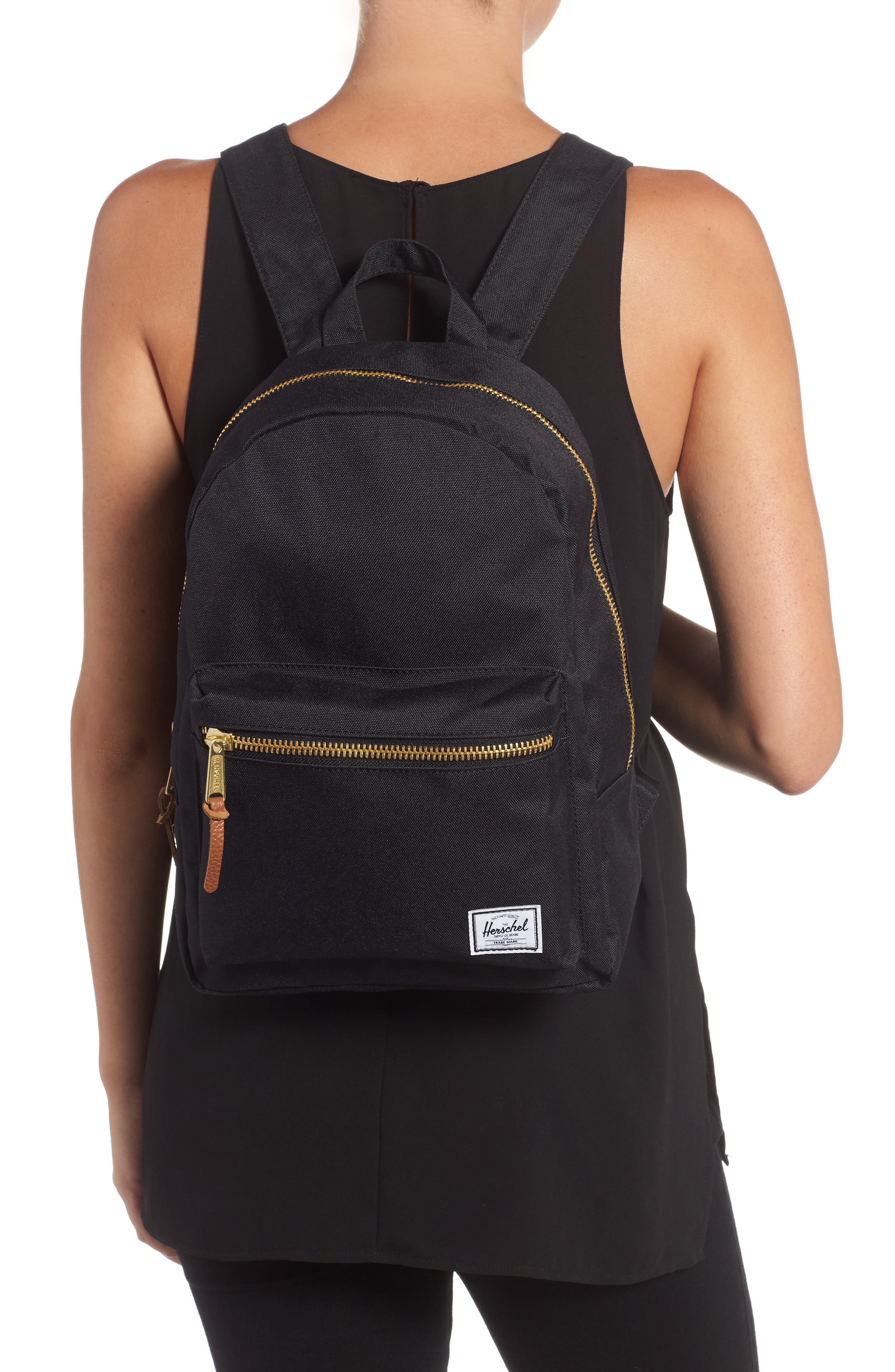 X-Small Grove Backpack, Alternate, color, BLACK