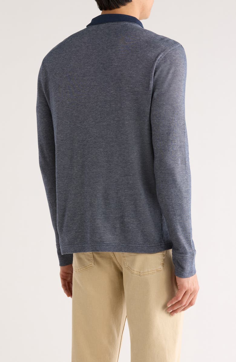 14th & Union Quarter Zip Pullover Sweater, Alternate, color, Navy Still Heather