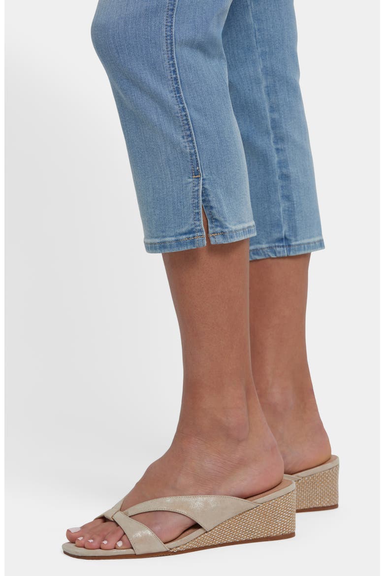 Chloe Side Slit Capri Jeans, Alternate, color, HERITAGE GLOW