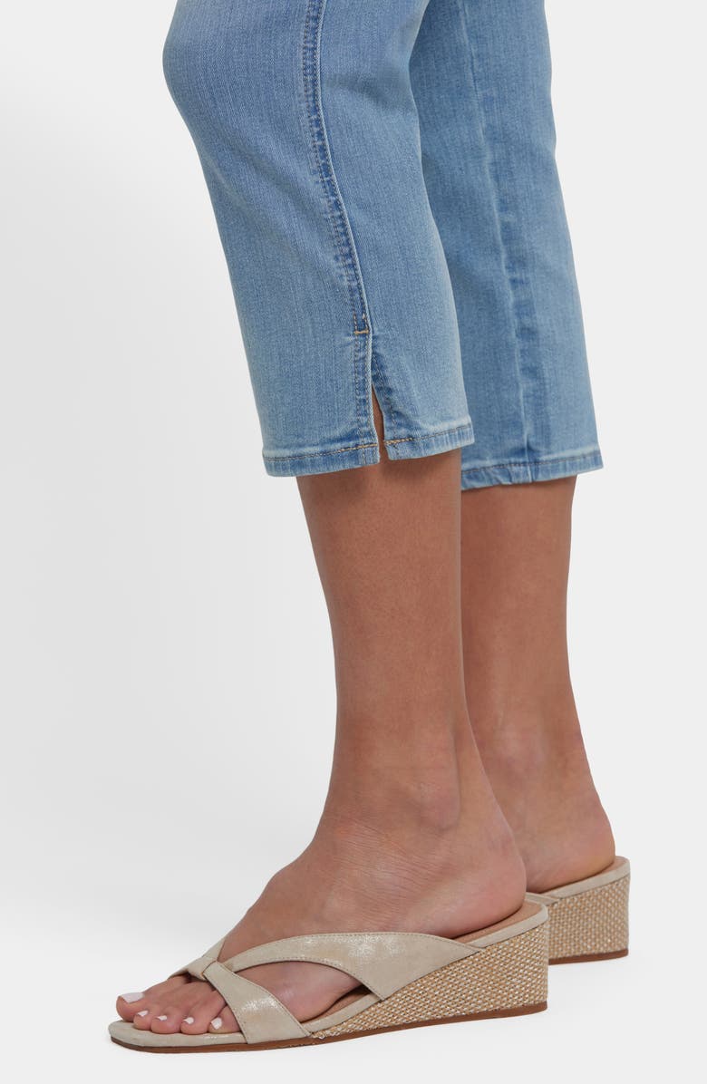 NYDJ Chloe Side Slit Capri Jeans, Alternate, color, Heritage Glow
