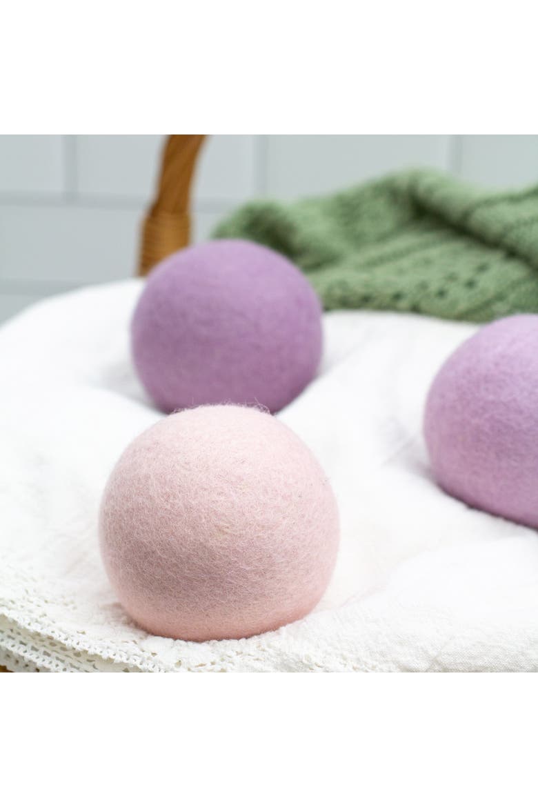 Wool Dryer Balls XL Set of 3, Alternate, color, Amthyst Ombre