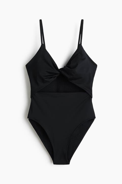 Padded-cup High Leg Swimsuit