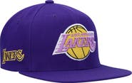 Mitchell & Ness Men's Mitchell & Ness Purple Los Angeles Lakers Hardwood Classics Snapback Hat
