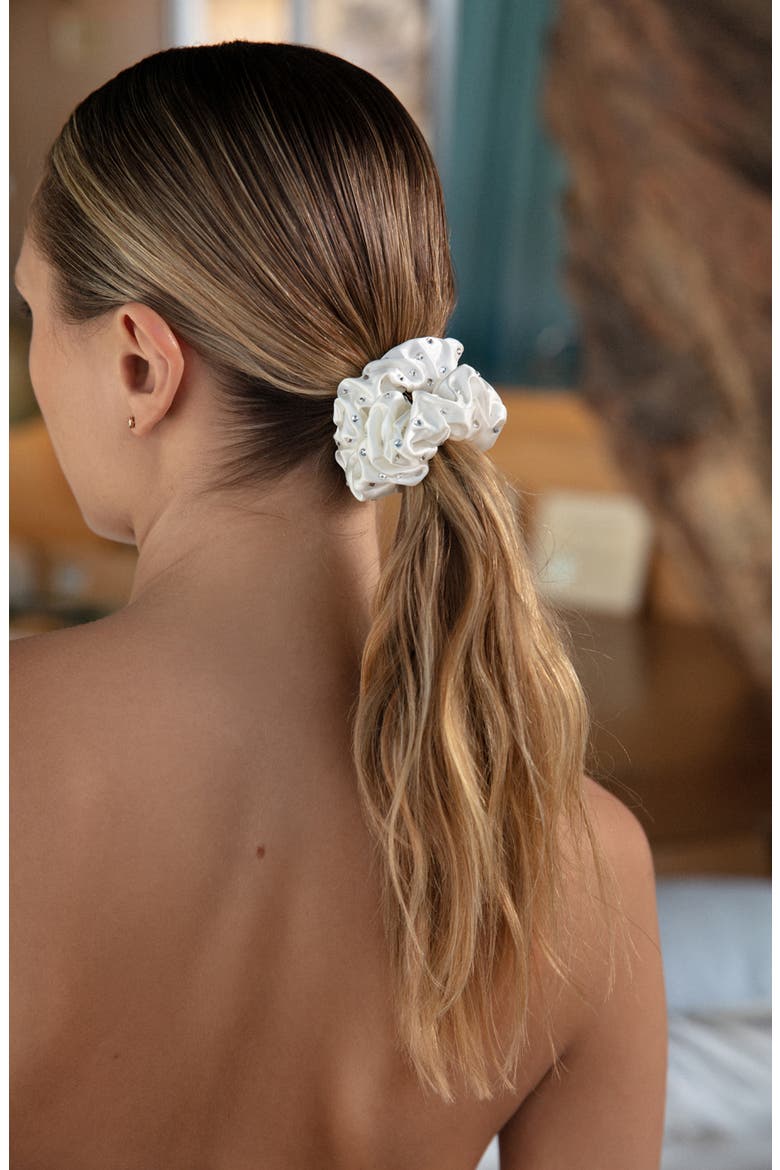 Star Dust Pure Silk Skinny Scrunchie Set (Limited Edition), Alternate, color, NO COLOR