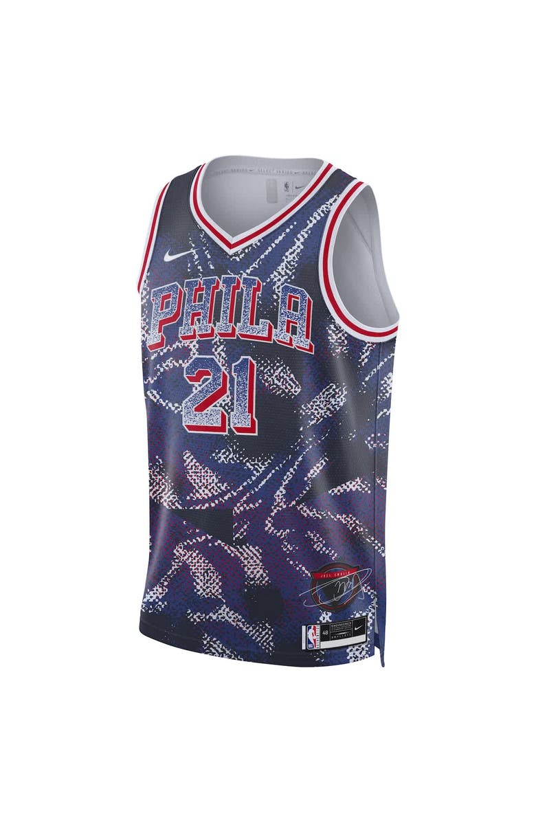Nike Unisex Nike Joel Embiid Navy Philadelphia 76ers 2025 Select Series Swingman Player Jersey, Alternate, color, Navy