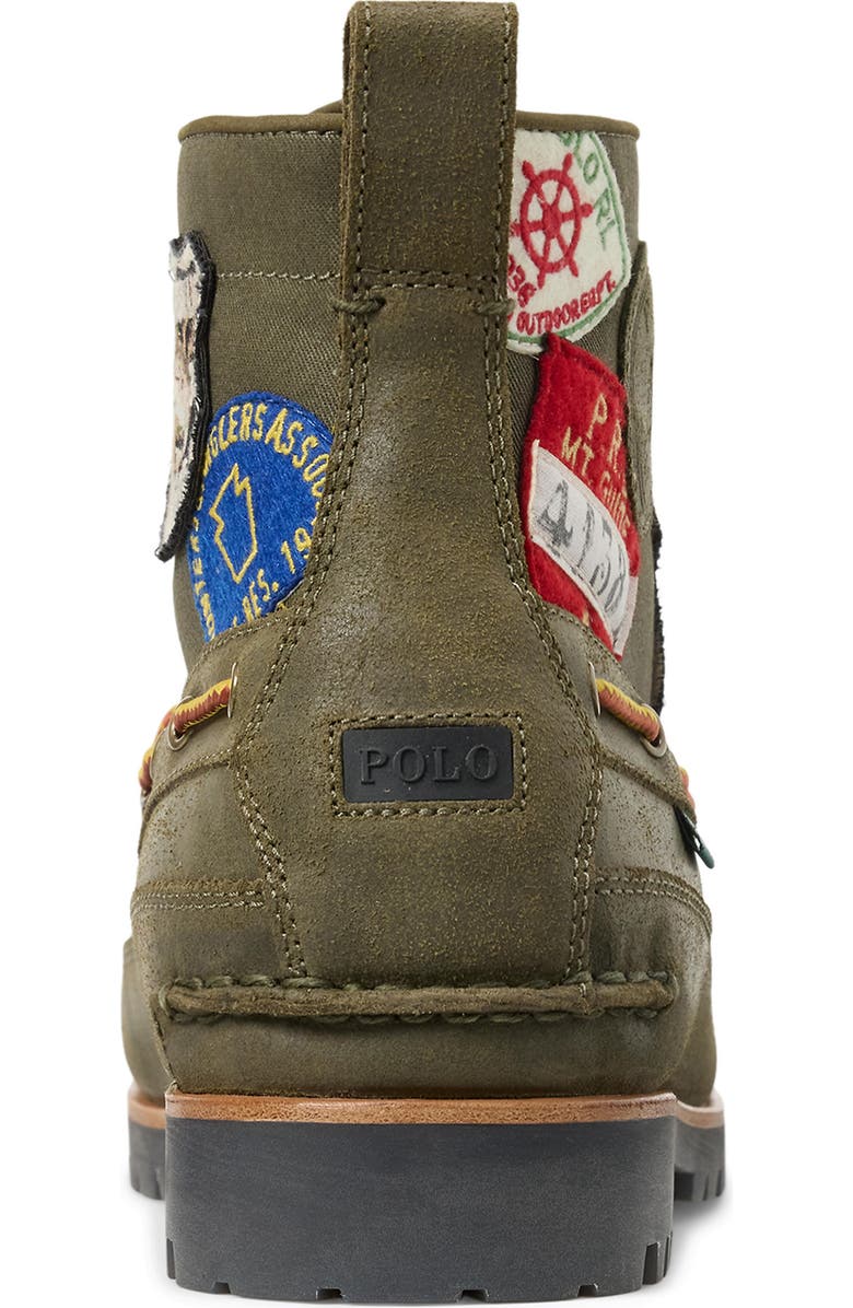 Polo Ralph Lauren Ranger Patch Work Boot, Alternate, color,