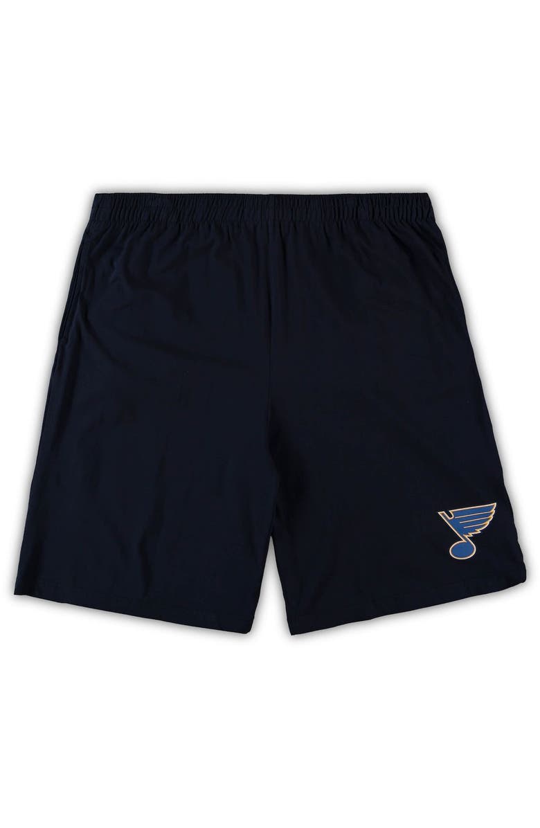 CONCEPTS SPORT Men's Concepts Sport Blue/Heathered Charcoal St. Louis Blues Big & Tall T-Shirt & Shorts Sleep Set, Alternate, color, 