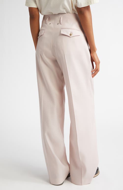Golden Goose Pleated Hollywood Waist Pants In Shadow Gray