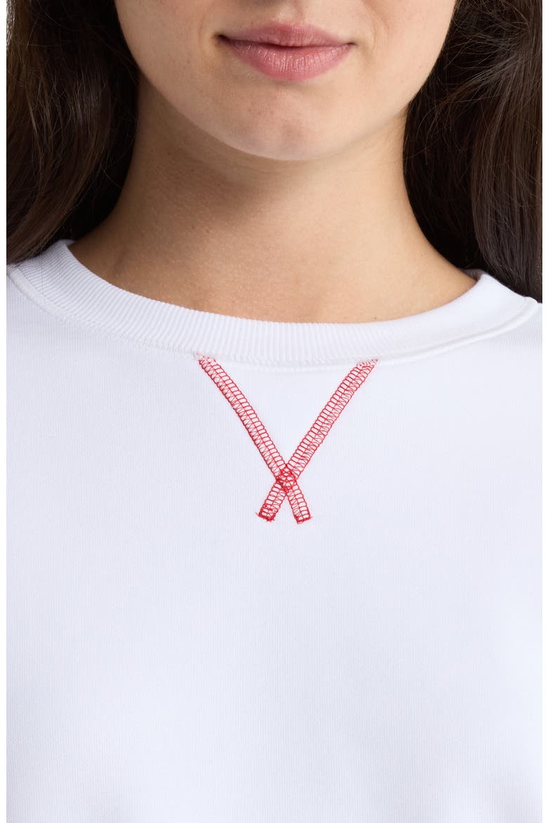 Classic Sweatshirt, Alternate, color, SNOW
