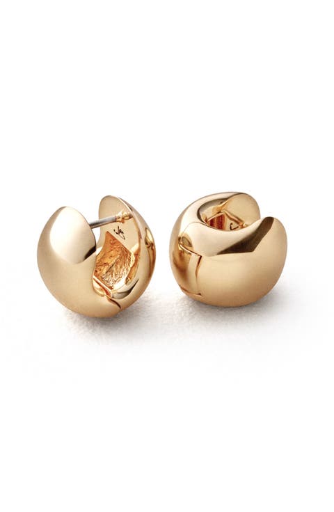 Mini Gemma Huggie Hoop Earrings