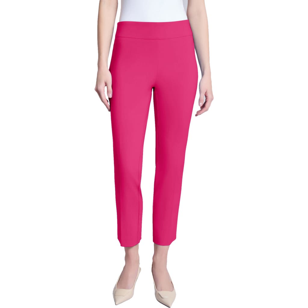 Jones New York Pull-on Slim Fit Ankle Pants In Azalea