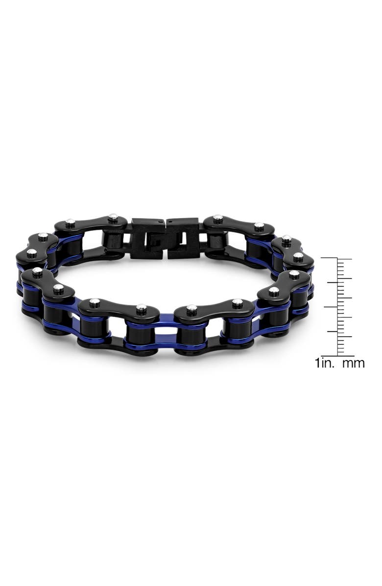 HMY JEWELRY Men's Two-Tone Bracelet, Alternate, color,