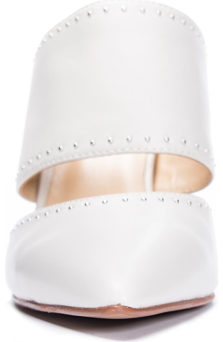 42 Gold Figaro Pointed Toe Slip-On Mule, Alternate, color,