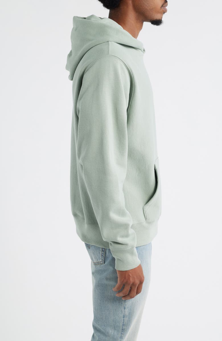 EDWIN Relaxed Fit Hoodie, Alternate, color, Sage