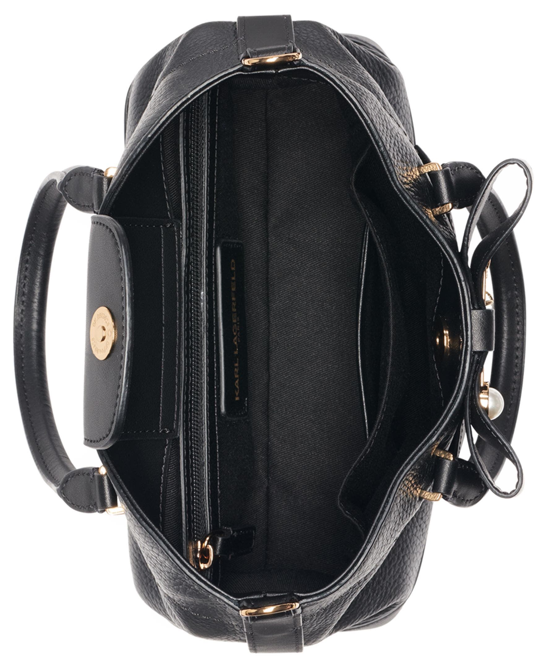 KARL LAGERFELD PARIS Gisele Crossbody, Alternate, color, Black