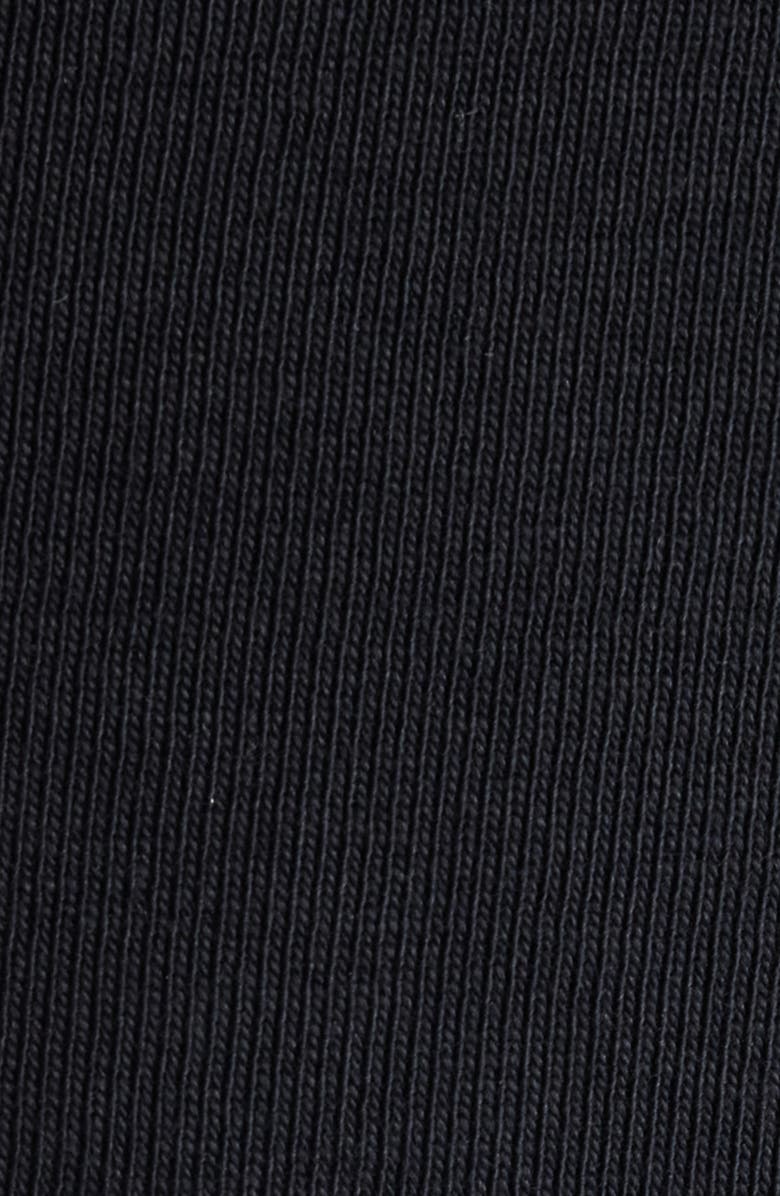 Courrèges Holistic Contrast Cotton Jersey Rib T-Shirt Minidress, Alternate, color, 