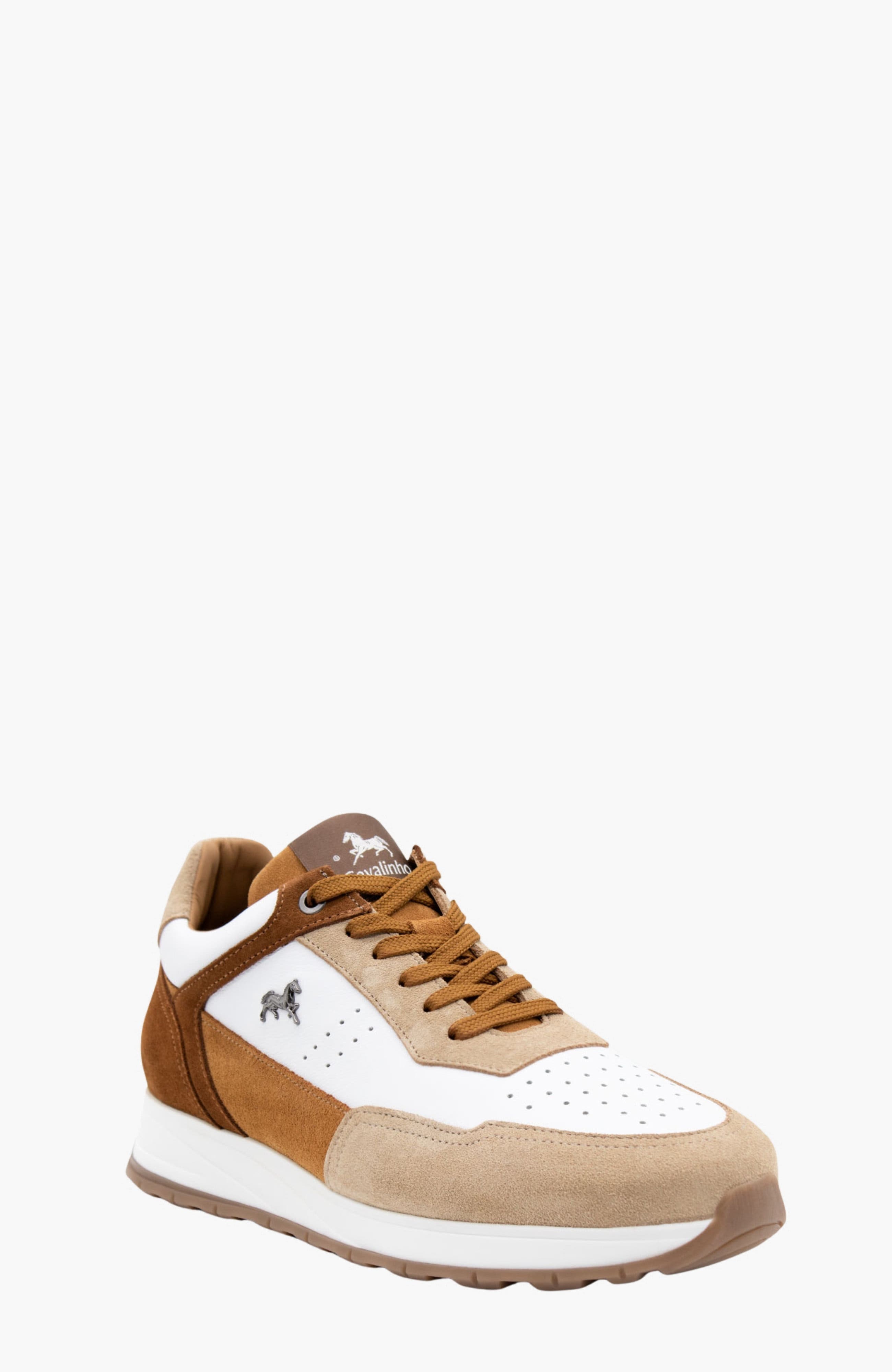 El Estribo Casual Sneakers 108, Alternate, color, Beige / Camel Brown / White
