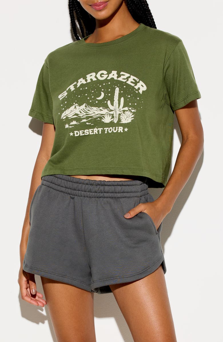 Spiritual Gangster Desert Tour Mercury Crop Top, Main, color,
