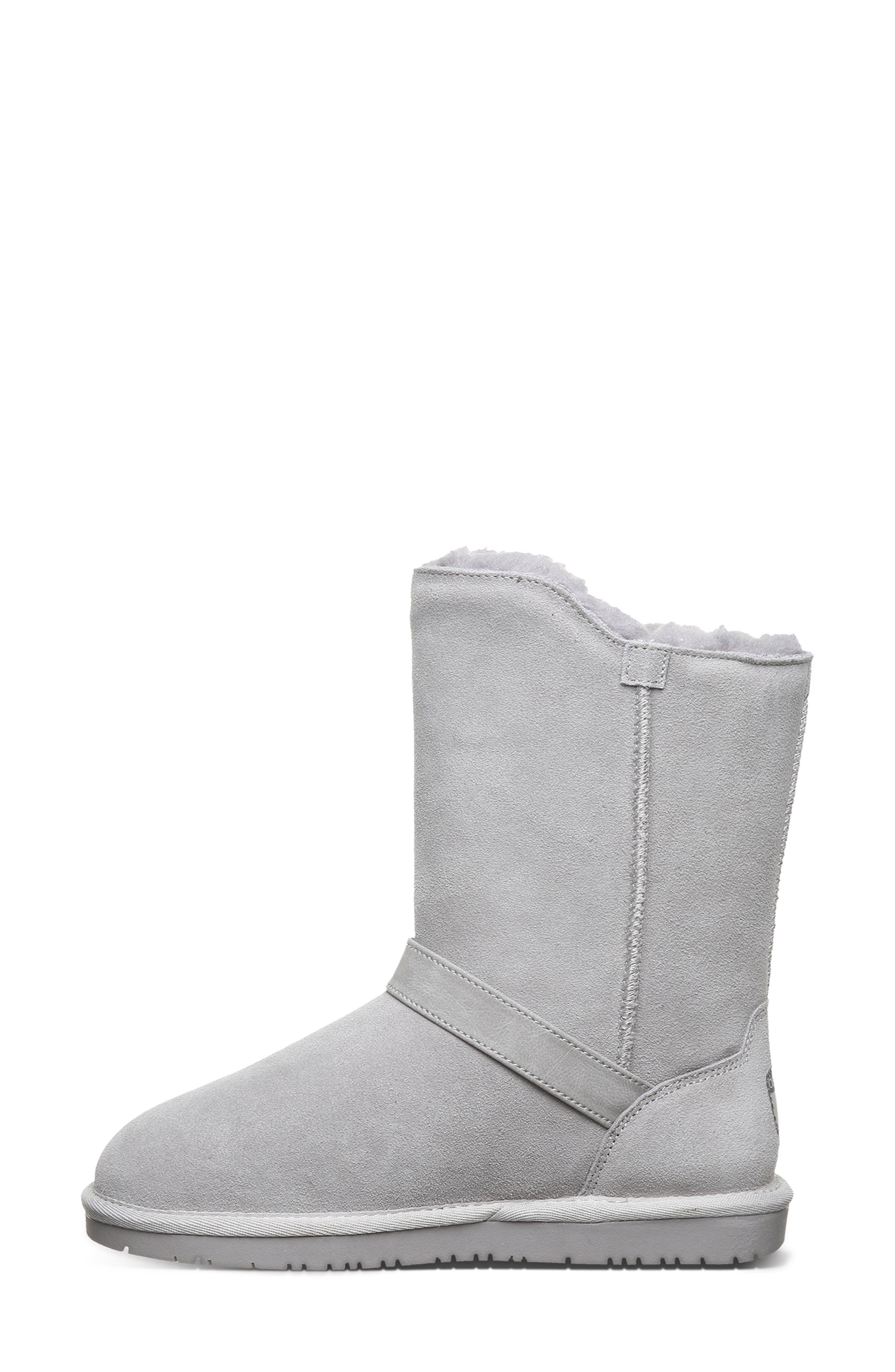 BEARPAW Valerie Faux Shearling Lined Boot, Alternate, color, Gray Fog