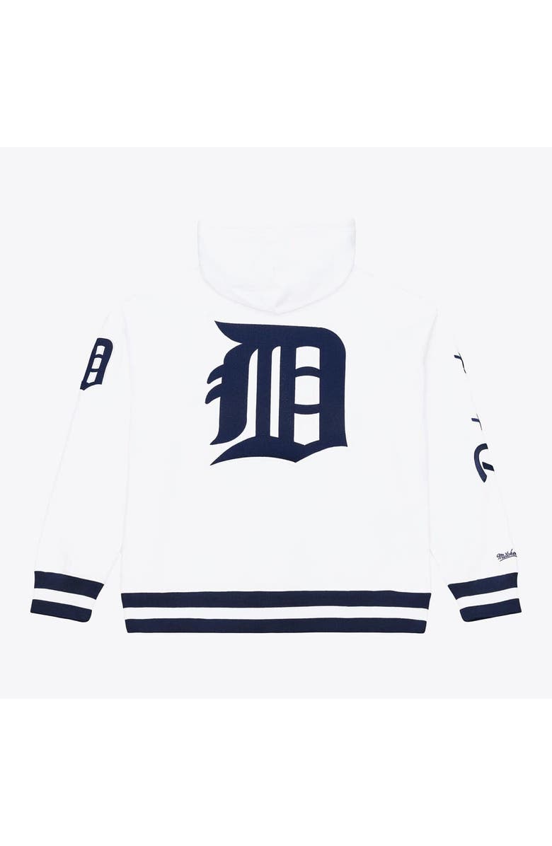 Mitchell & Ness Men's Mitchell & Ness  White Detroit Tigers Cooperstown Collection Fleece Hoodie, Alternate, color, White