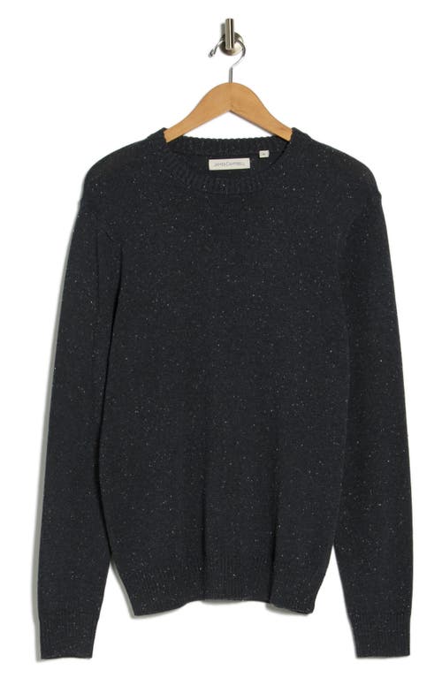 James Campbell Donegal Long Sleeve Sweater In Blue