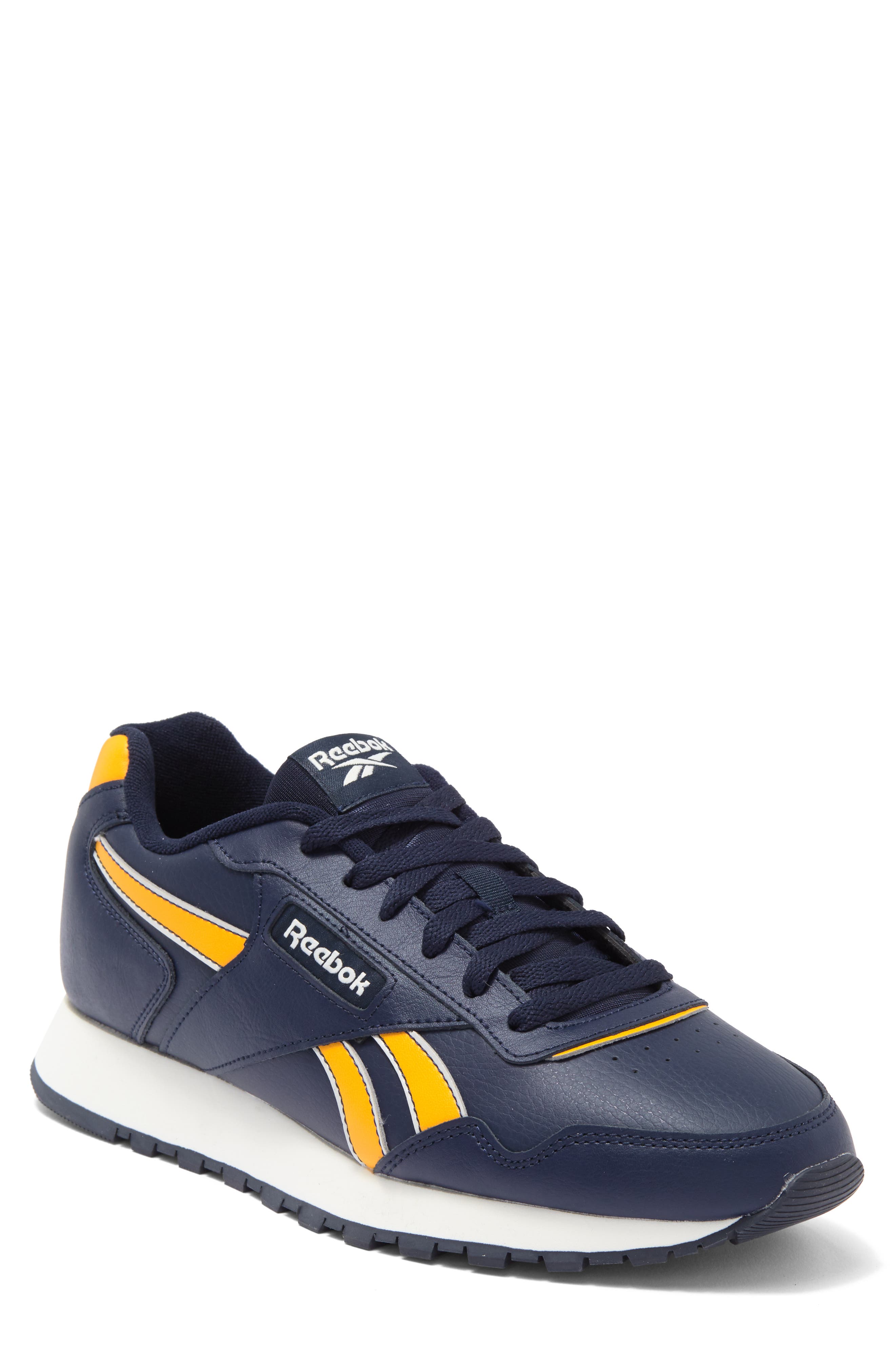 Glide Sneaker, Main, color, BLUE/ YELLOW