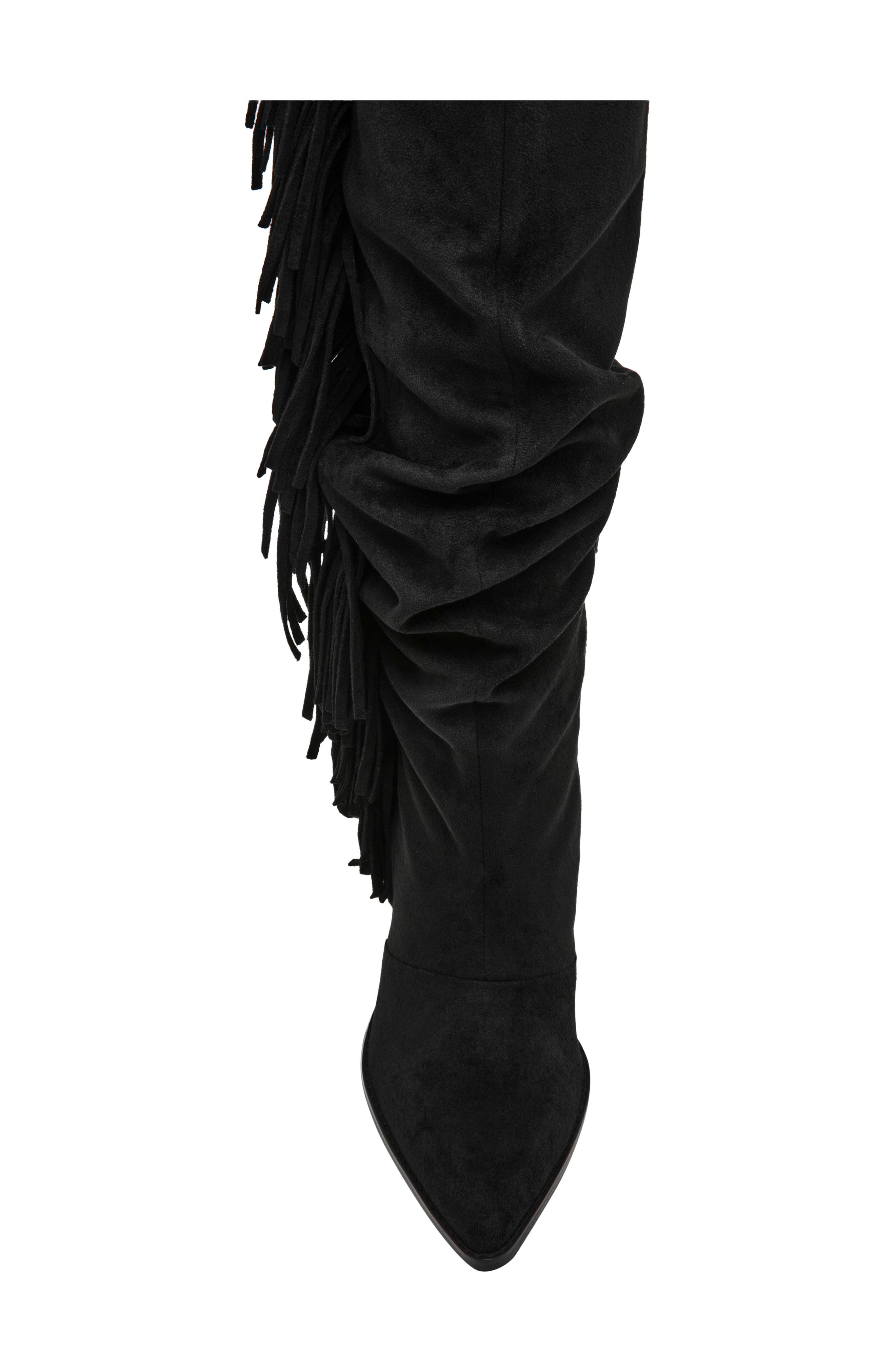 Lannie Knee High Boot, Alternate, color, BLACK