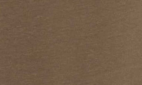 T Tahari Twist Front V-neck T-shirt In Brown