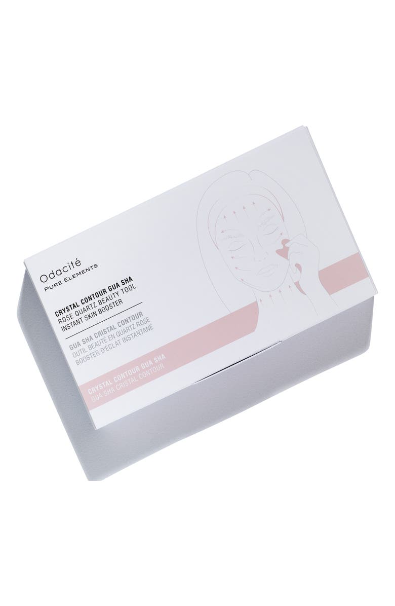 Odacité Crystal Contour Gua Sha Beauty Tool, Alternate, color, 