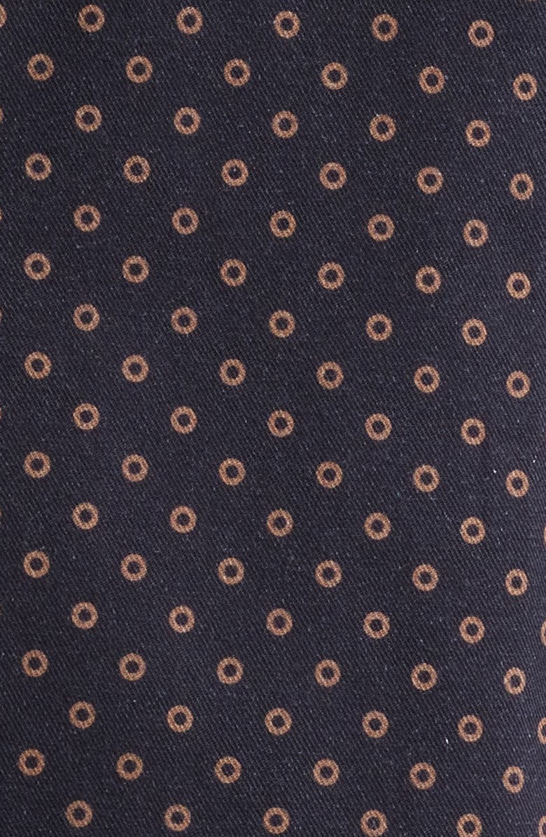 Stone Rose Modern Dot Print Button-Up Shirt, Alternate, color, 