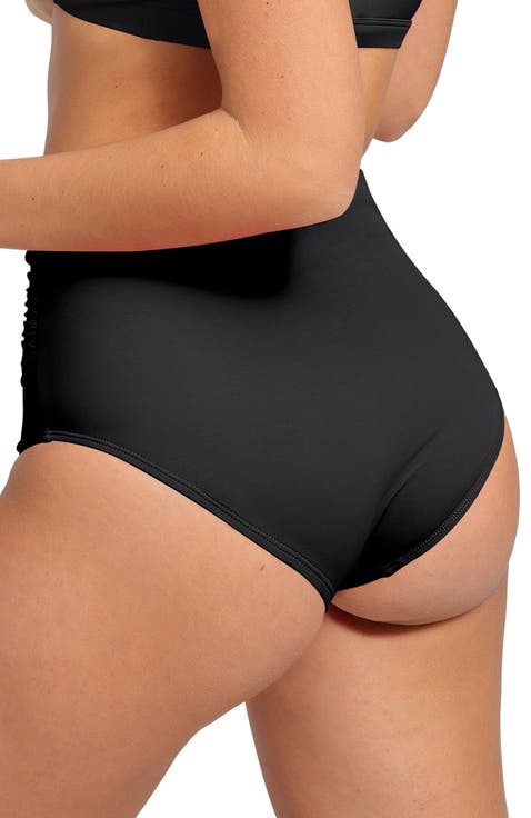 Shapewear Ruched Sculpting Bikini Bottom