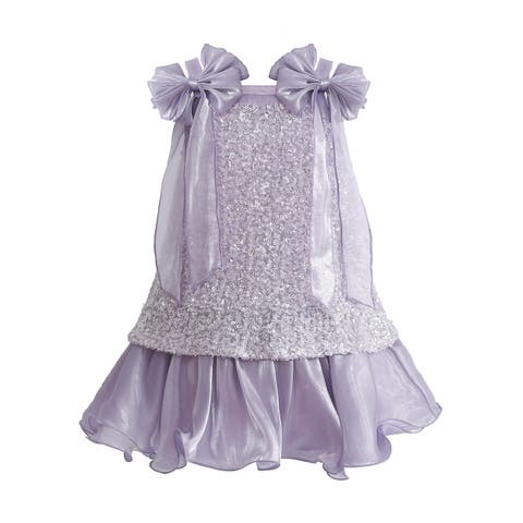 Aurielle Beaded Bow Dress