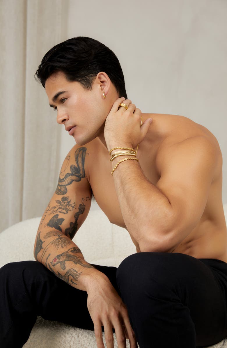 Bony Levy Men's 14K Gold ID Bracelet, Alternate, color, 