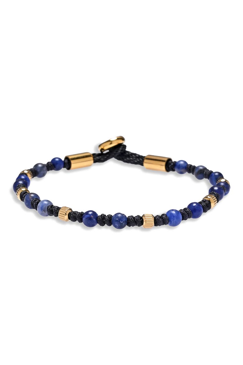Logan Sodalite Beaded Bracelet, Main, color, GOLD