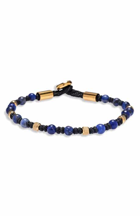EYE CANDY LOS ANGELES Logan Sodalite Beaded Bracelet