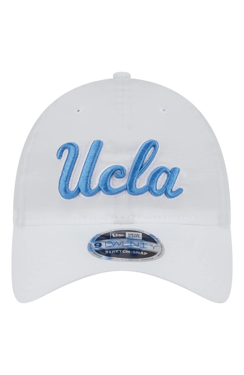 New Era Men's New Era White UCLA Bruins Active Ripstop 9TWENTY Adjustable Hat, Alternate, color, White