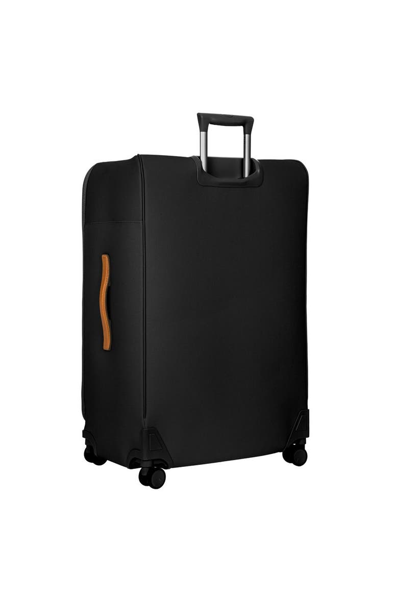 Firenze Softside 32" X-Large Checked Compound Spinner Luggage, Alternate, color, Black