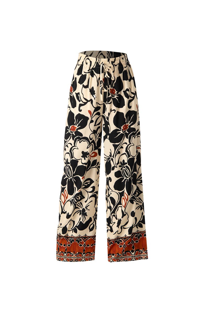 IVONNE Floral Wide Leg Trousers, Alternate, color, Multicolor
