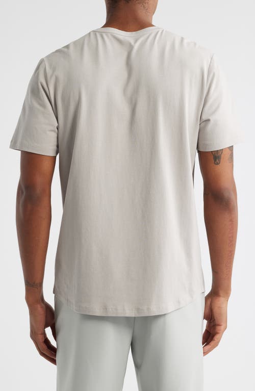 Open Edit Crewneck Stretch Cotton T-shirt In White