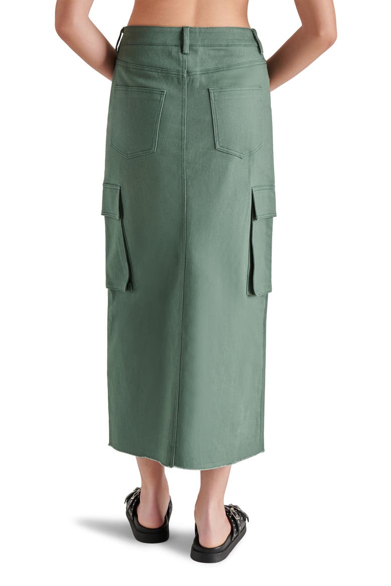 Benson Stretch Twill Cargo Skirt, Alternate, color, DEEP FOREST