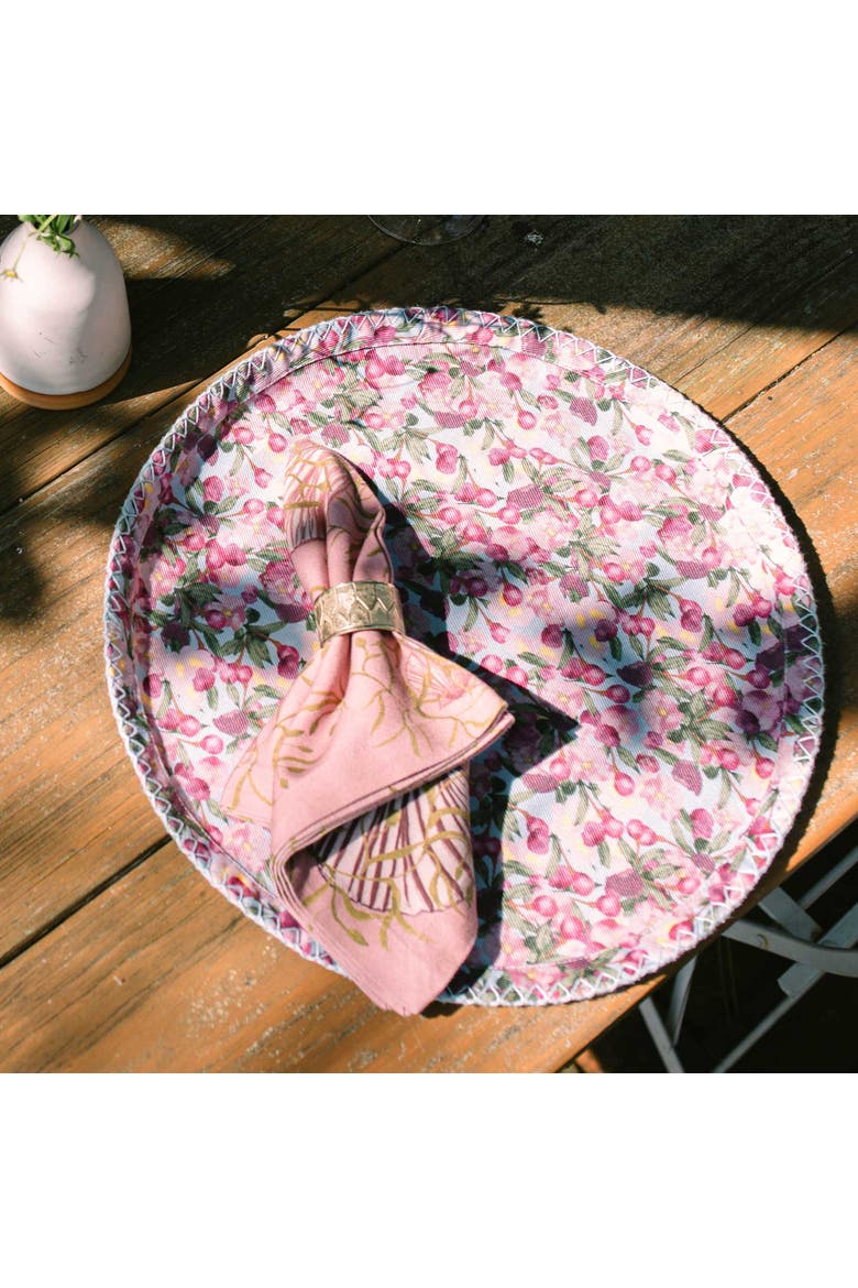 Napkins Mussels from Brussels - Set of 6, Alternate, color, Pink