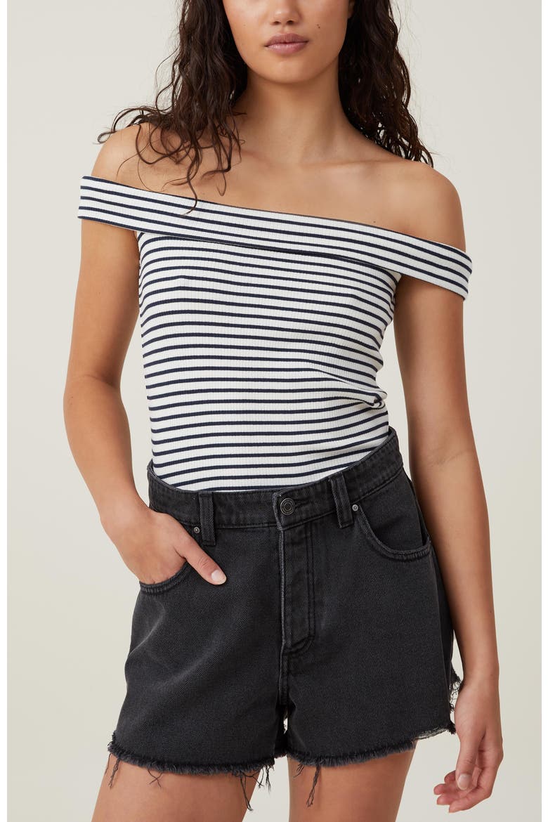 Women's Original Denim Short, Alternate, color, Graphite Black Worn