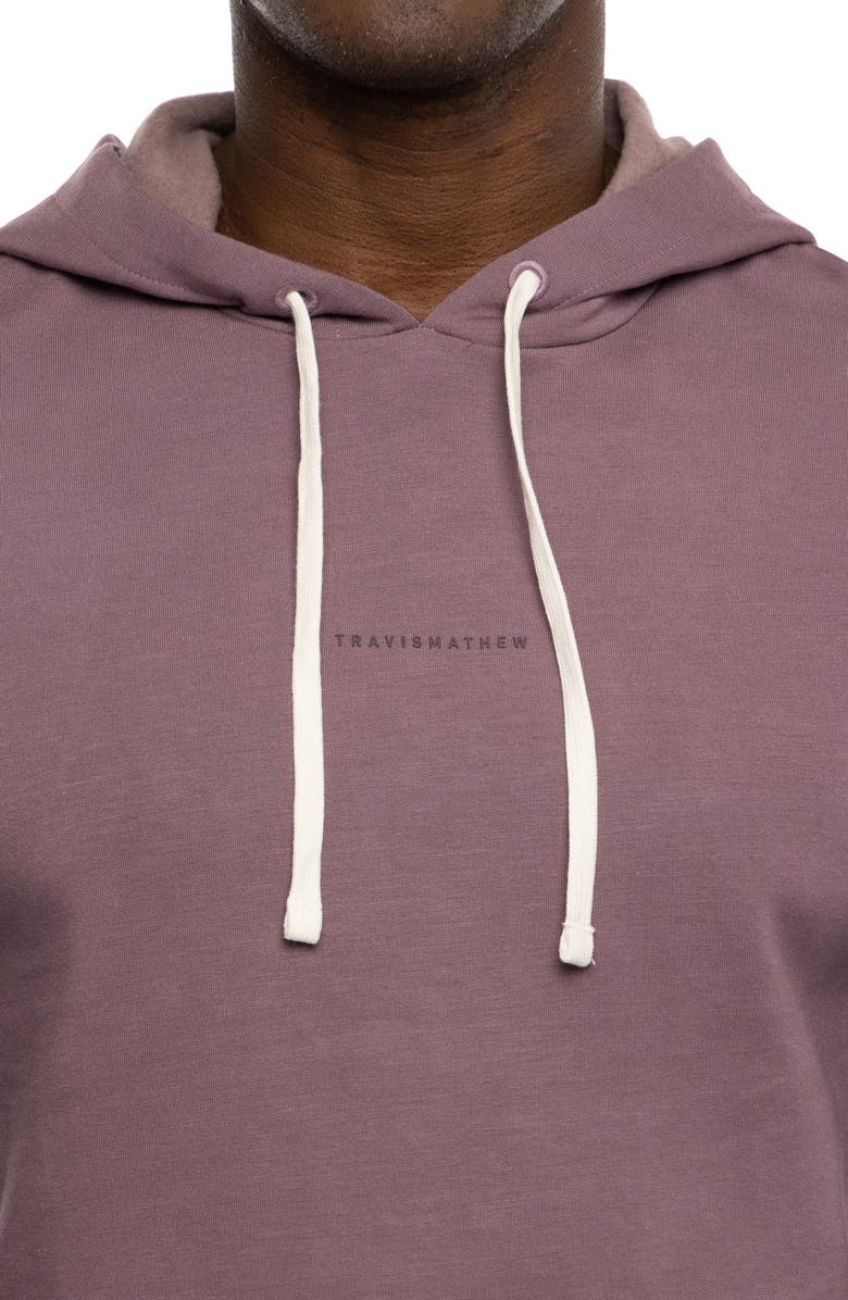 TravisMathew Coastal Cloud Hoodie, Alternate, color, Flint