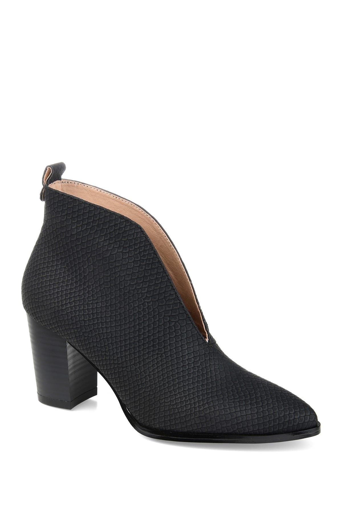 Journee Collection Bellamy Slit Center Bootie, Alternate, color, 