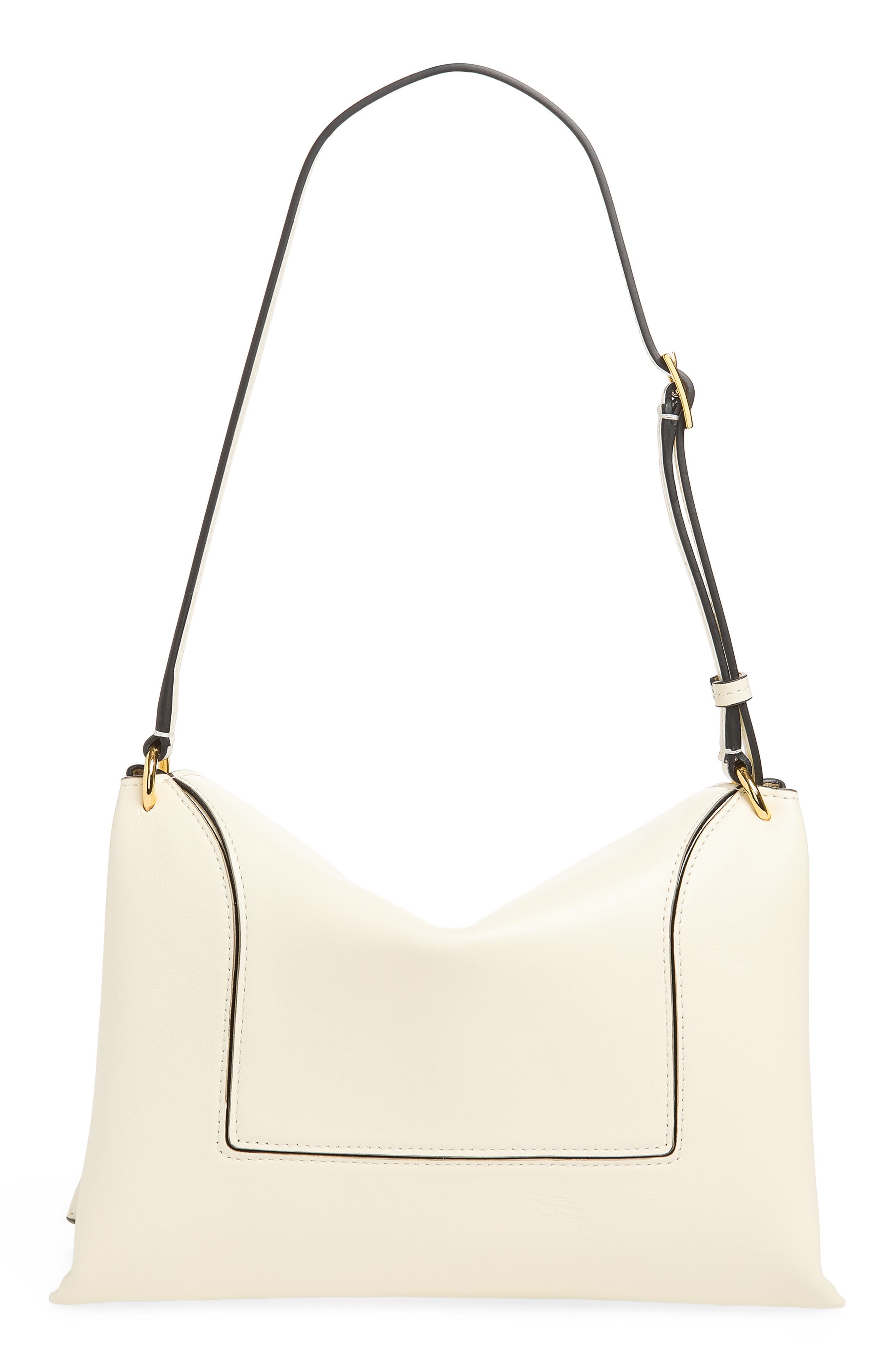 Wandler Penelope Slouch Leather Crossbody Bag, Alternate, color, Cream