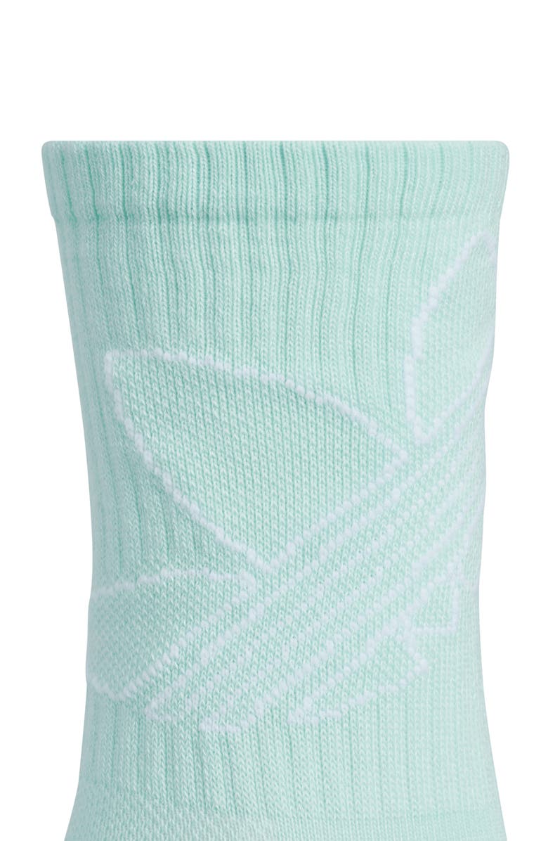 adidas Assorted 6-Pack Kids' Originals Remix 3.0 Performance Crew Socks, Alternate, color, Aqua/Indigo/Pink Spark/White